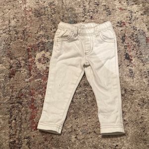 Baby girl white jeans